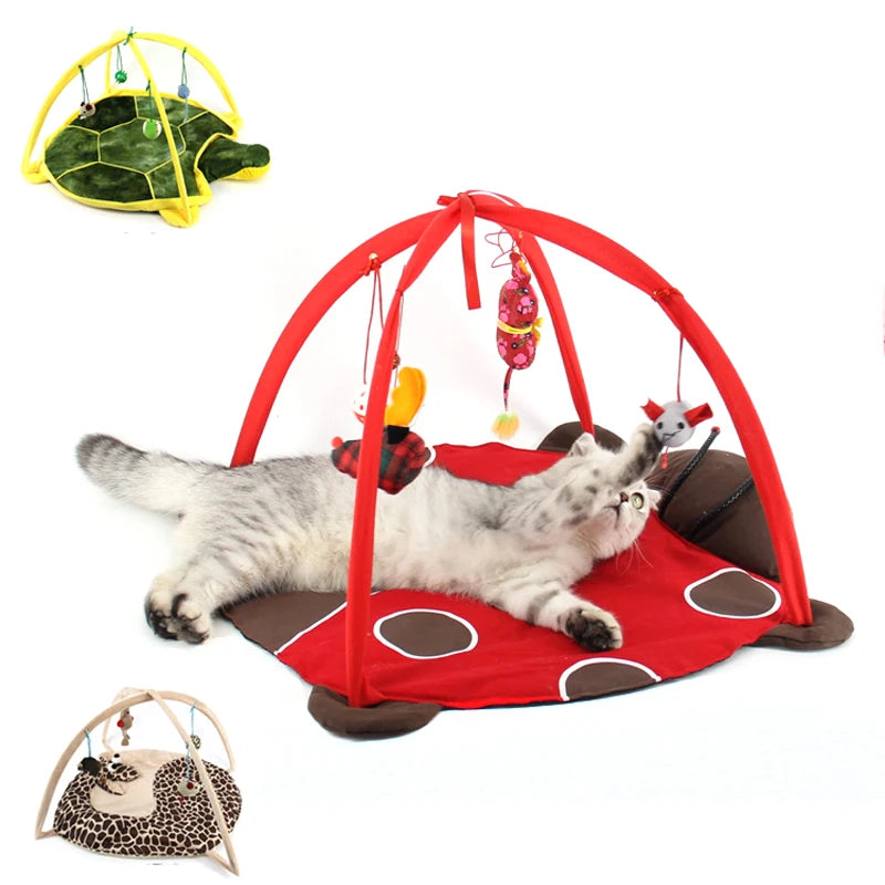 Fun Hammocks For Cats - Cartoon Cat Playing Tent