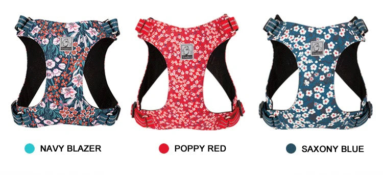 Floral Dog Harness – Stylish, Safe, and Durable for All Breeds