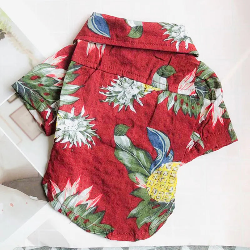 Aloha Paws Summer Wear: Cool Hawaiian Vests for Small Dogs