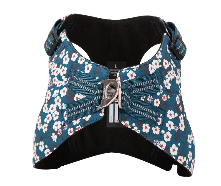 Floral Dog Harness – Stylish, Safe, and Durable for All Breeds