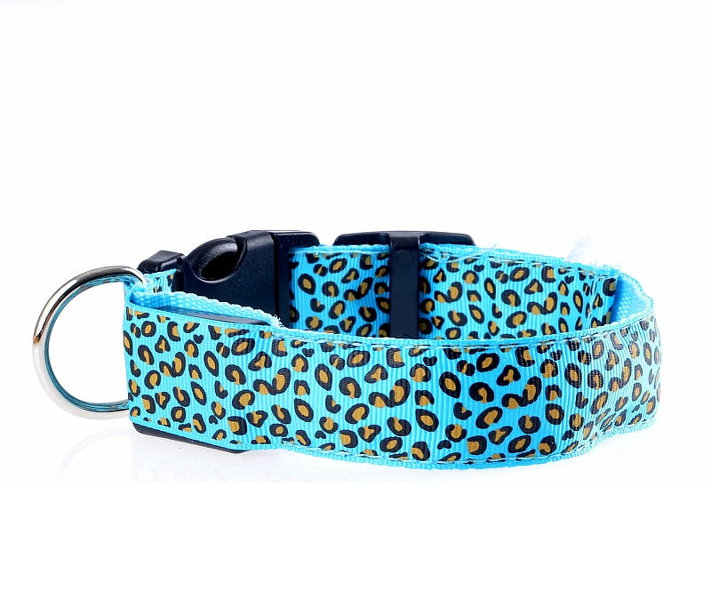 LED Dog Collar – Stylish, Waterproof & Safety-Enhanced Night Glow with Adjustable Fit