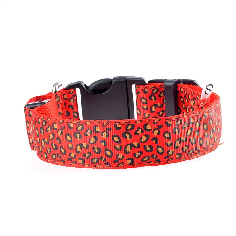 LED Dog Collar – Stylish, Waterproof & Safety-Enhanced Night Glow with Adjustable Fit