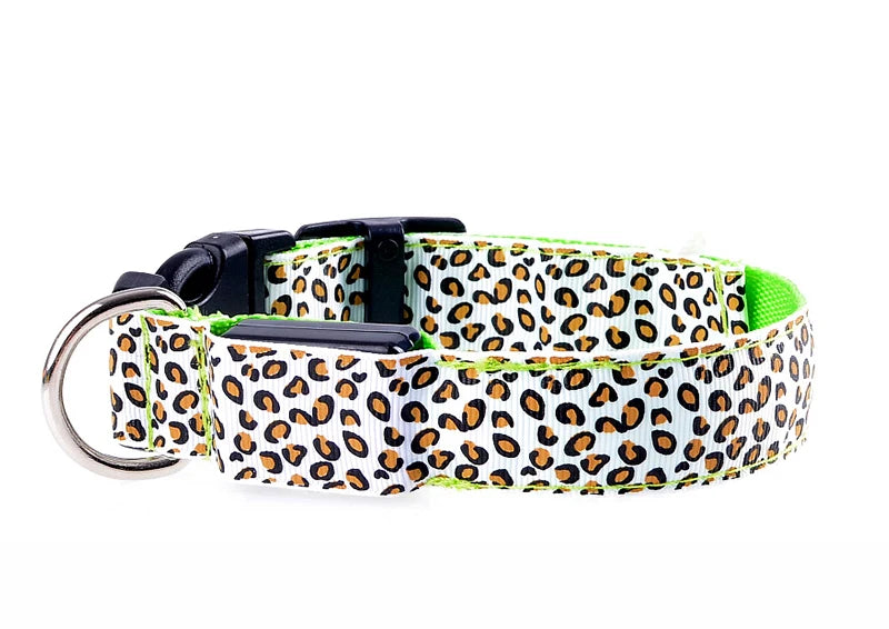 LED Dog Collar – Stylish, Waterproof & Safety-Enhanced Night Glow with Adjustable Fit