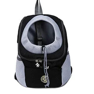 Moto Pet Adventure Gear: Double Shoulder Mesh Backpack for Your Furry Co-Pilot