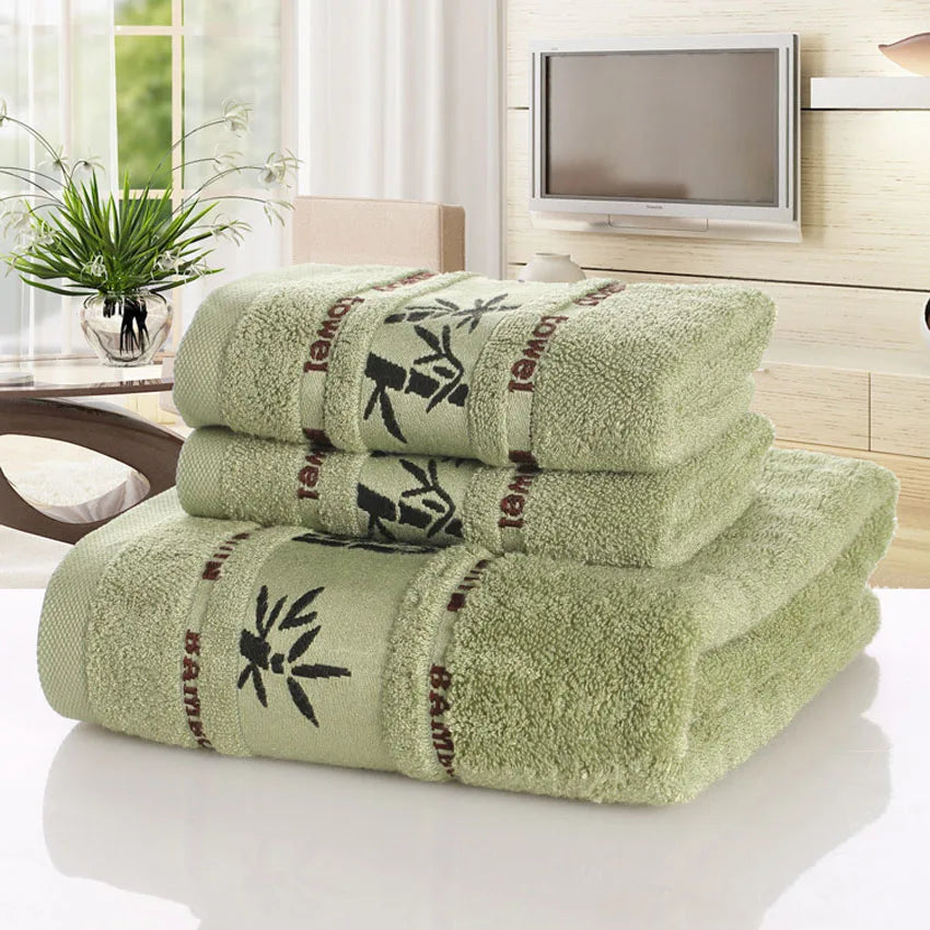 Soft Bamboo Fiber Towel Set – Perfect for Pets and Their Owners