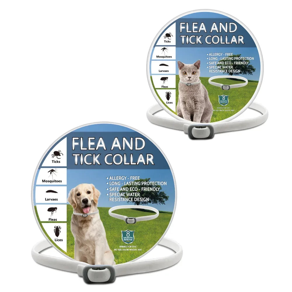 Pet Repellent Collars – Effective Protection Against Fleas, Ticks & Mosquitoes for Cats and Dogs