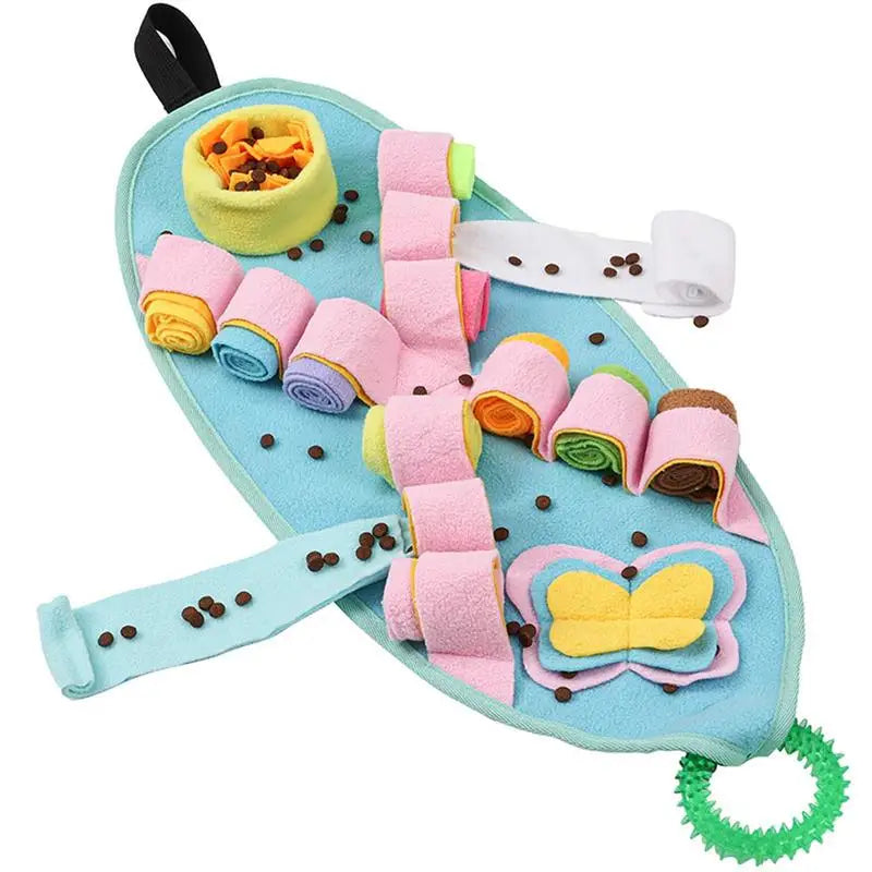 Sniff & Play Wonderland: Washable Brain-Boosting Dog Mat for Fun, Training & Teething Relief