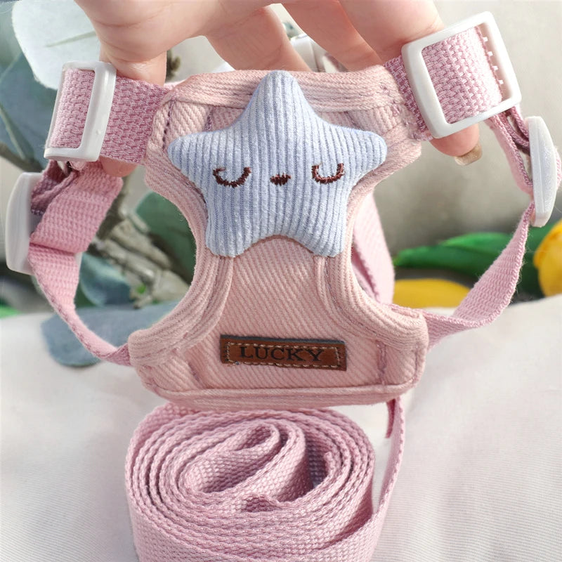Winter Warm Adjustable Dog Harness – Lovely, Stylish & Perfect for Small Pets