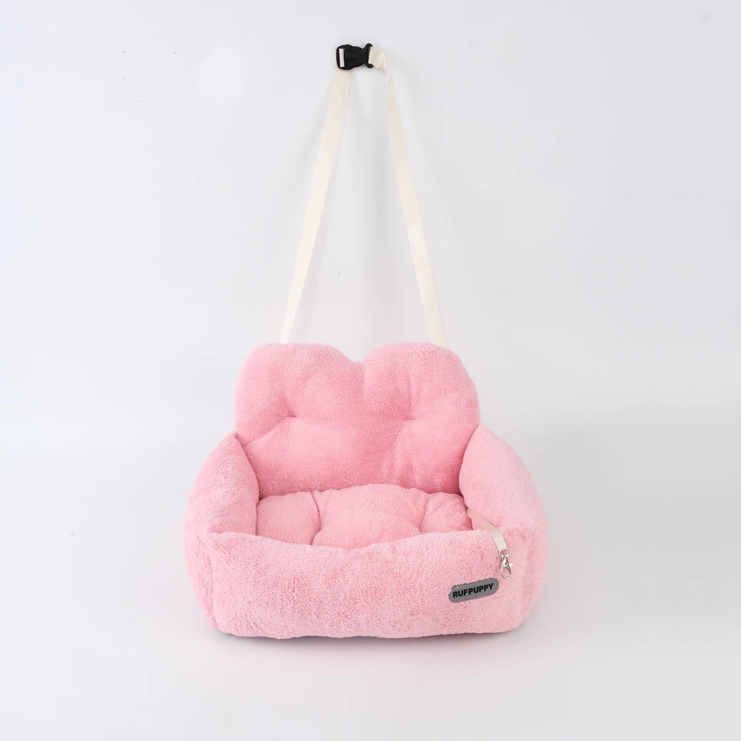 Comfortable & Safe Kennel Dog Car Booster Plush Seat