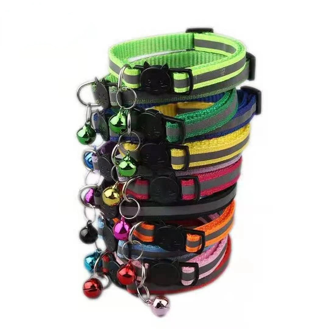 Color Reflective Cat Collars – Safe, Stylish & Perfect for Cats and Small Dogs
