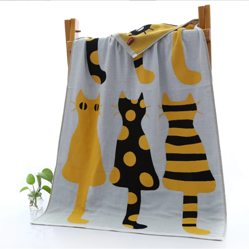 Animal Print Cotton Towels – Absorbent, Soft & Perfect for Pets!