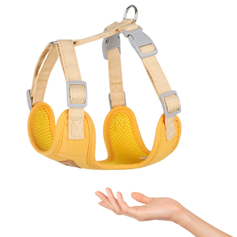 Breathable Cat Harness & Leash Set – Adjustable Vest for Small to Medium Cats and Dogs