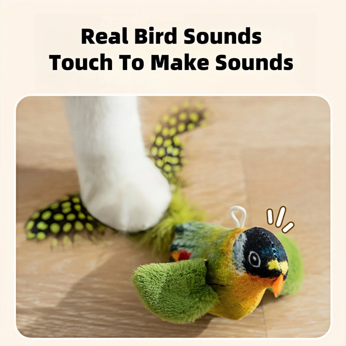 Pounce, Play, and Chirp! The Ultimate Cat Toy for Indoor Adventures