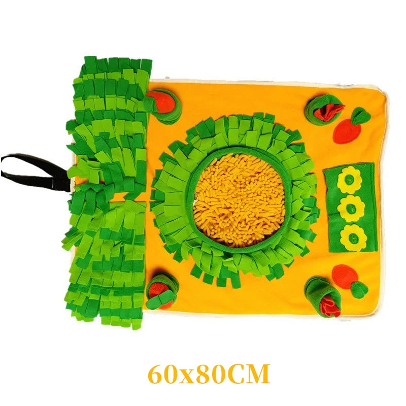 Sniff-tastic Adventure Mat: Slow Feeder & Brain-Boosting Fun for Pups!