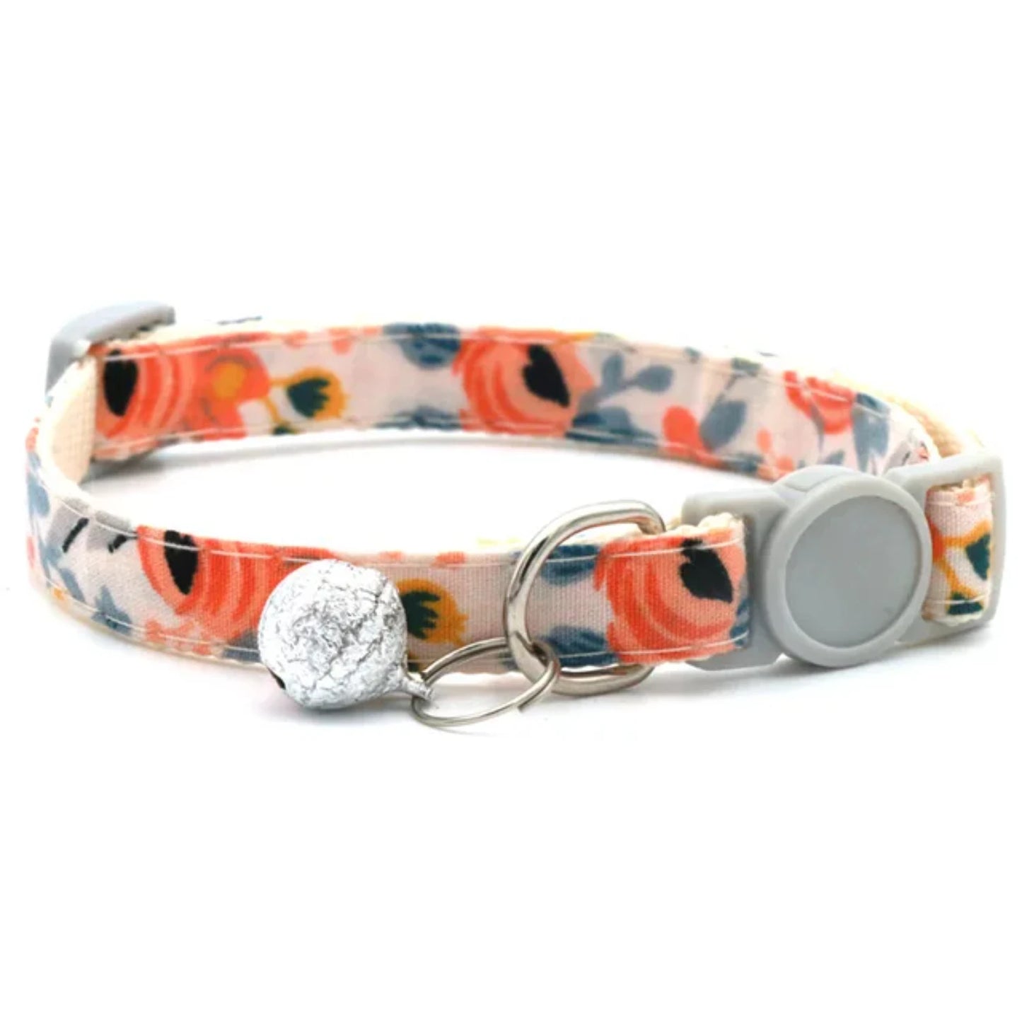 Chic Daisy-Print Adjustable Neck Scarf for Stylish Cats