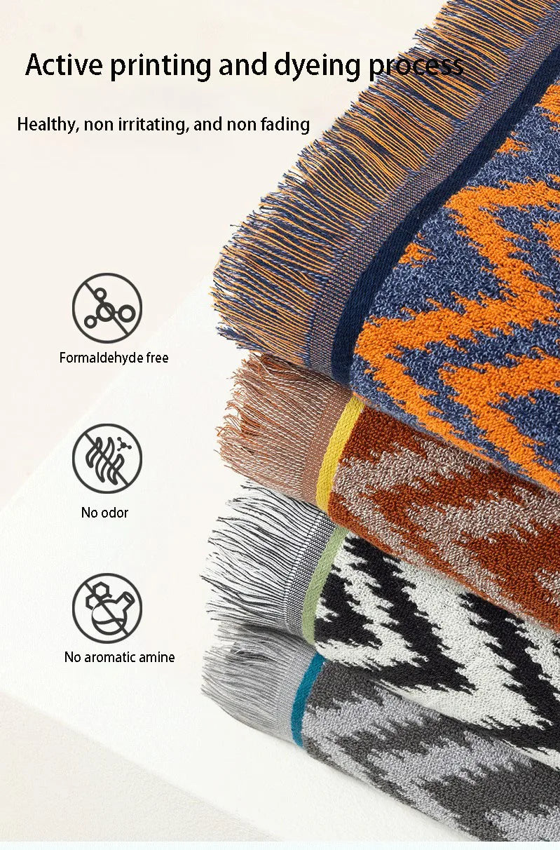 100% Cotton Tassel Pet Towel – Soft, Durable & Perfect for Grooming and Cuddles