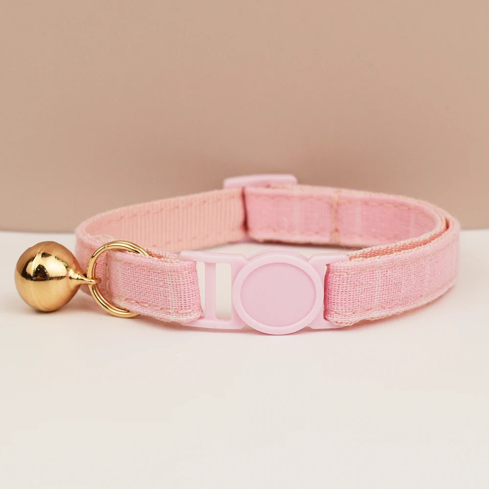 Adjustable Cat Collars with Bowknot – Stylish, Comfortable & Safety-Enhanced for Modern Cats