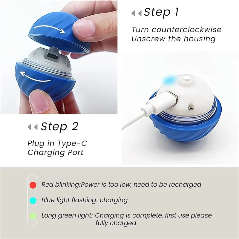 The Futuristic Intelligent Jump Ball Toy – The Ultimate Thrill for Adrenaline-Seeking Cats and Dogs!