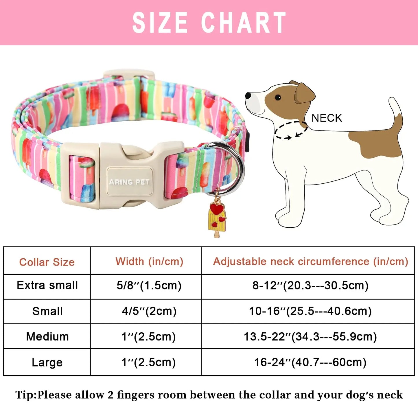 Stylish & Comfortable Summer Dog Collar – Lightweight Cotton, Quick-Release & Adjustable Fit