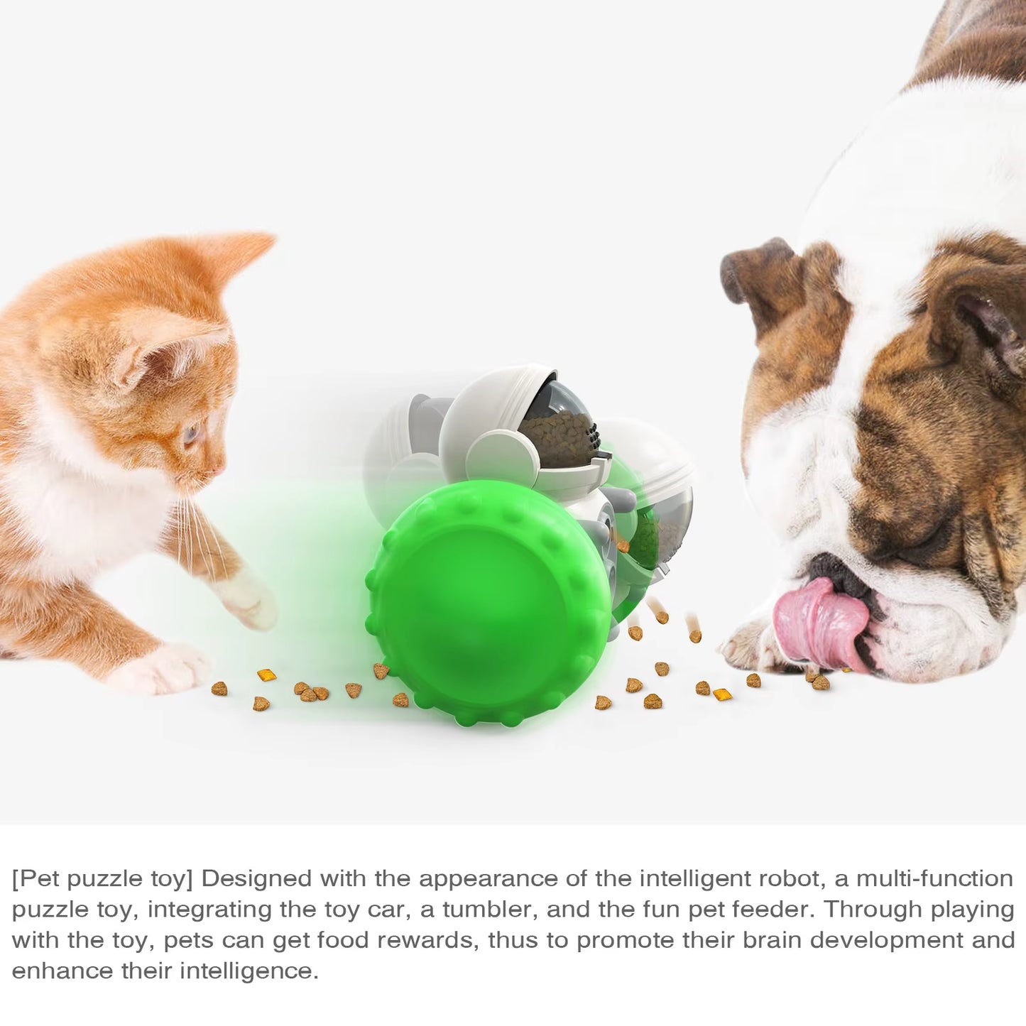 Pet Slow Feeder Treat Ball Toy New Interactive Dog Chew Toys Slow Leak Feeder Toy Cat Dog Wholesale Leaking Ball
