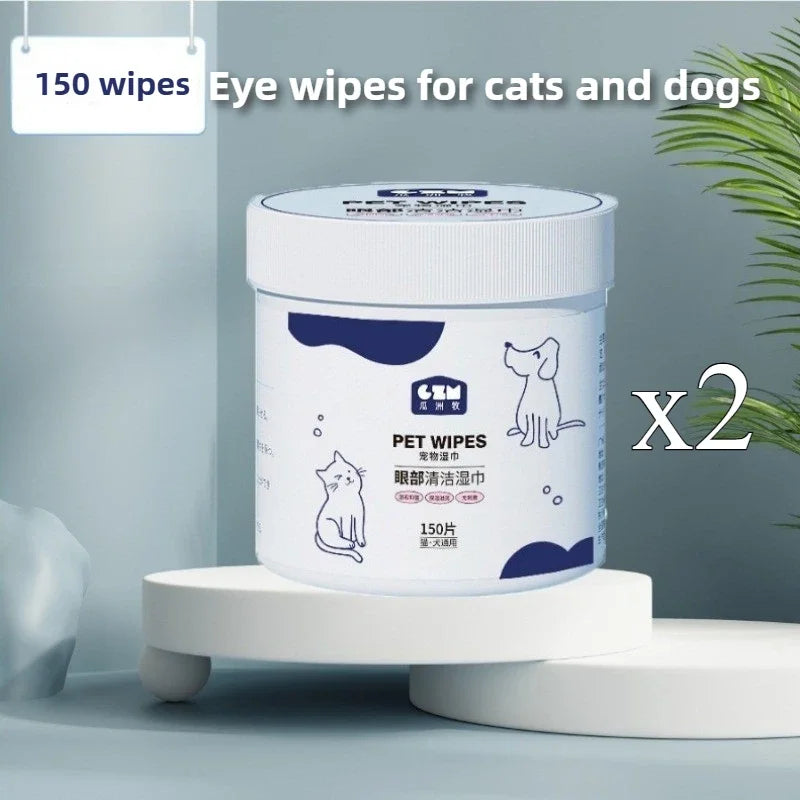 Pet Tears Eye Wipes (Cats/Dogs)- No More Tears!