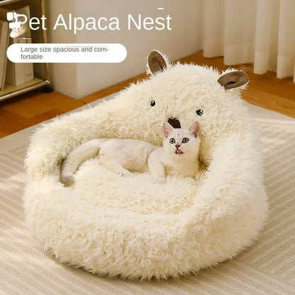 Alpaca Cat Bed- For Lazy Afternoons!