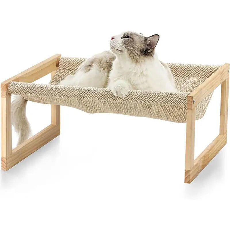 Breathable Dog/ Cat Bed Wooden- For Hot Summer Days!
