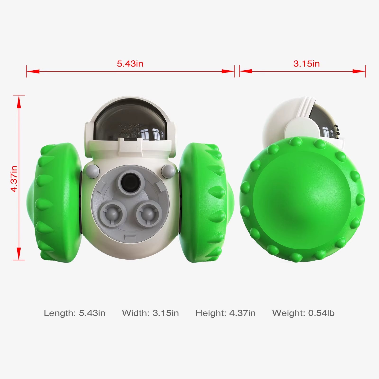 Pet Slow Feeder Treat Ball Toy New Interactive Dog Chew Toys Slow Leak Feeder Toy Cat Dog Wholesale Leaking Ball