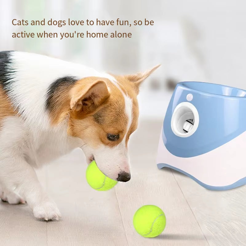  Tennis Ball Launcher Interactive Dog Training - Non- Stop Fetch Fun!