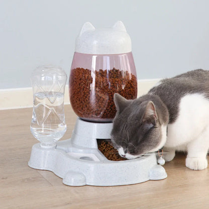 Delighful Cat Bowl Food/ Water Dispenser- Cat Design for Cat Lovers!