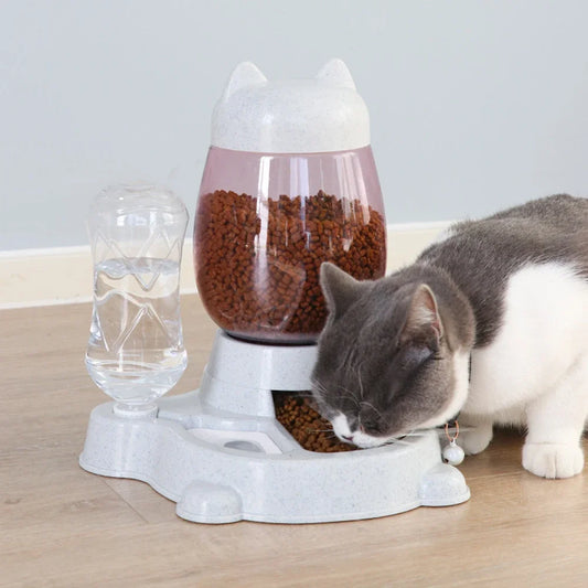 Delighful Cat Bowl Food/ Water Dispenser- Cat Design for Cat Lovers!