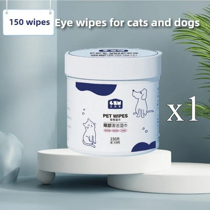 Pet Tears Eye Wipes (Cats/Dogs)- No More Tears!