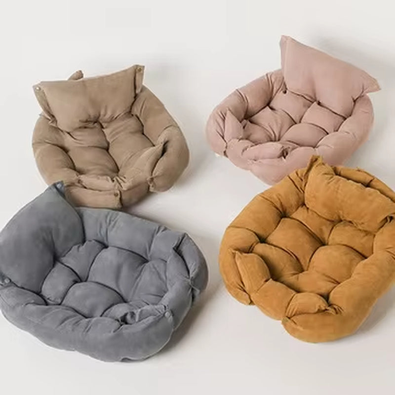 Wholesale Multi-Colors PP Cotton High Quality Custom Small Doggie Pet Beds Accessories Bedding Washable Luxury Puppy Pet Dog Bed