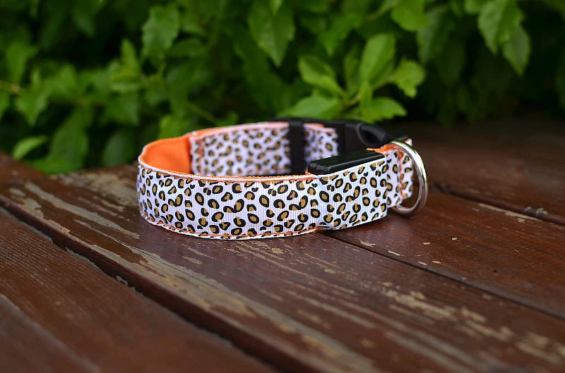 LED Dog Collar – Stylish, Waterproof & Safety-Enhanced Night Glow with Adjustable Fit