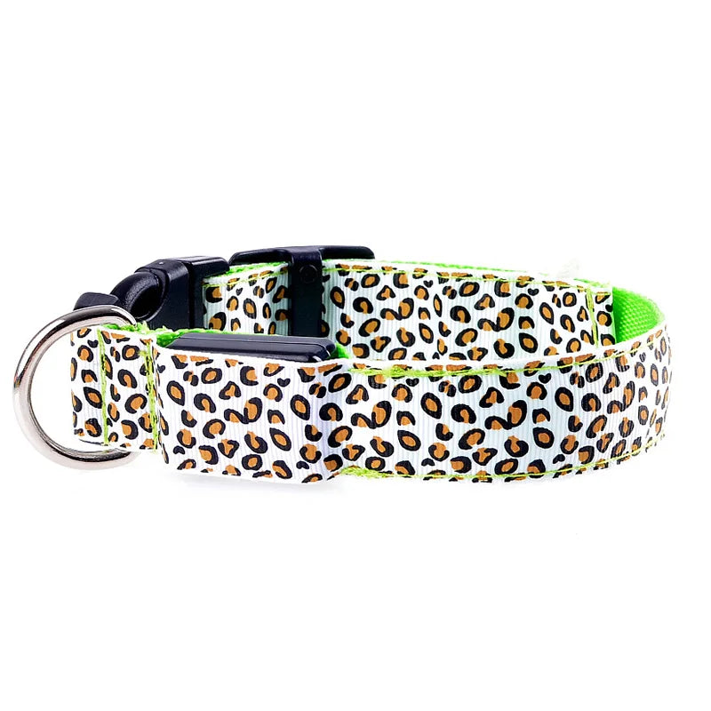 LED Dog Collar – Stylish, Waterproof & Safety-Enhanced Night Glow with Adjustable Fit