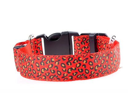 LED Dog Collar – Stylish, Waterproof & Safety-Enhanced Night Glow with Adjustable Fit
