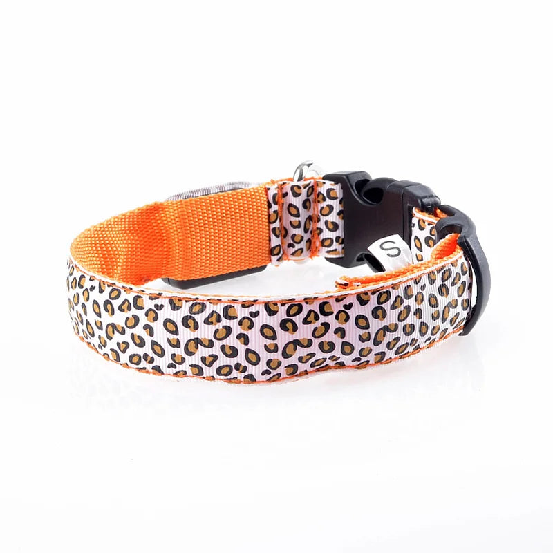 LED Dog Collar – Stylish, Waterproof & Safety-Enhanced Night Glow with Adjustable Fit