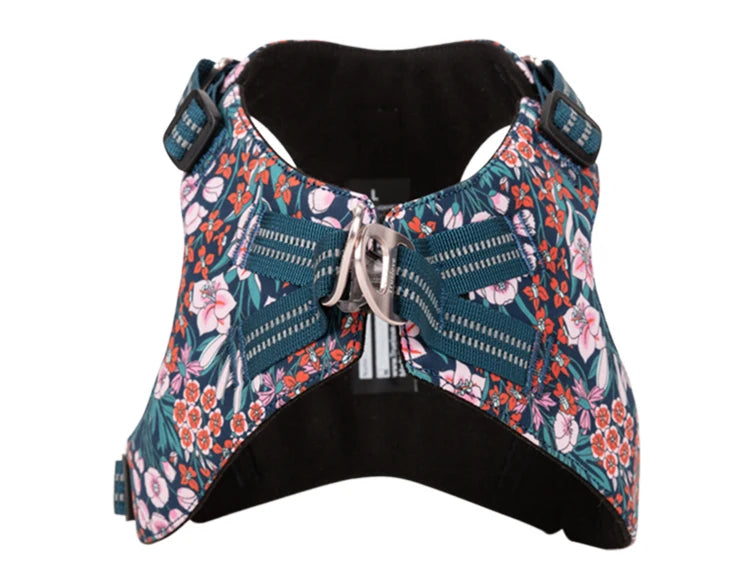 Floral Dog Harness – Stylish, Safe, and Durable for All Breeds