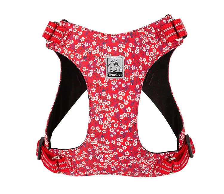 Floral Dog Harness – Stylish, Safe, and Durable for All Breeds