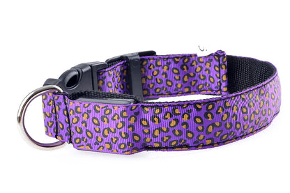 LED Dog Collar – Stylish, Waterproof & Safety-Enhanced Night Glow with Adjustable Fit