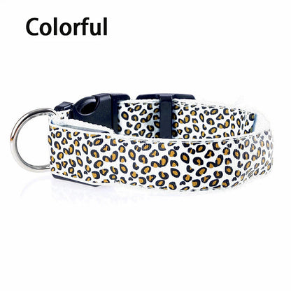 LED Dog Collar – Stylish, Waterproof & Safety-Enhanced Night Glow with Adjustable Fit