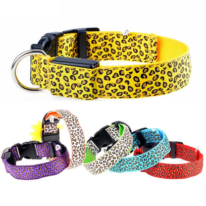 LED Dog Collar – Stylish, Waterproof & Safety-Enhanced Night Glow with Adjustable Fit