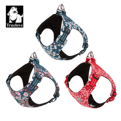 Floral Dog Harness – Stylish, Safe, and Durable for All Breeds