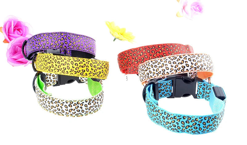 LED Dog Collar – Stylish, Waterproof & Safety-Enhanced Night Glow with Adjustable Fit