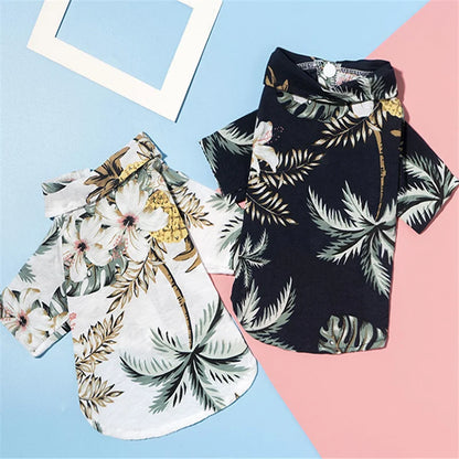 Aloha Paws Summer Wear: Cool Hawaiian Vests for Small Dogs