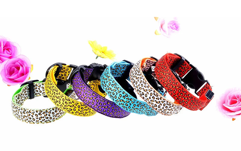 LED Dog Collar – Stylish, Waterproof & Safety-Enhanced Night Glow with Adjustable Fit