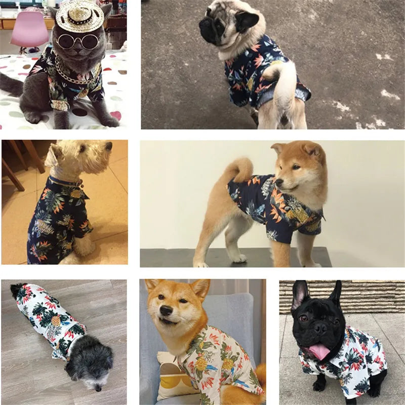 Aloha Paws Summer Wear: Cool Hawaiian Vests for Small Dogs