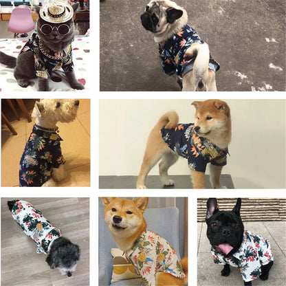 Aloha Paws Summer Wear: Cool Hawaiian Vests for Small Dogs