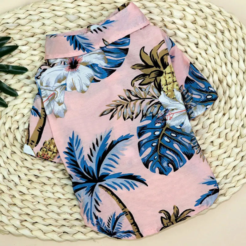 Aloha Paws Summer Wear: Cool Hawaiian Vests for Small Dogs