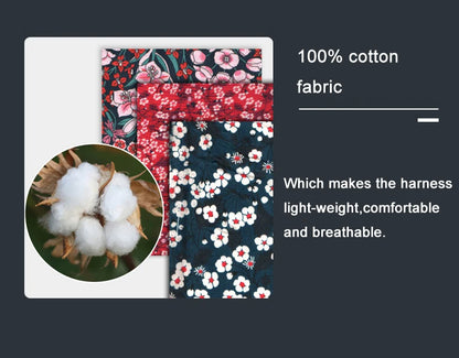 Floral Dog Harness – Stylish, Safe, and Durable for All Breeds